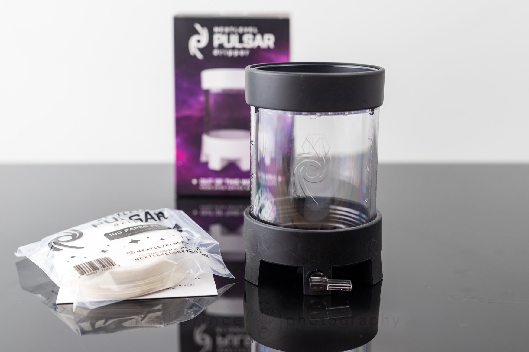 NextLevel Pulsar Dripper – Präzisions-Pour-Over Kaffeebereiter, Flow Control Valve, Keine Umgehung für Perfekte Extraktion