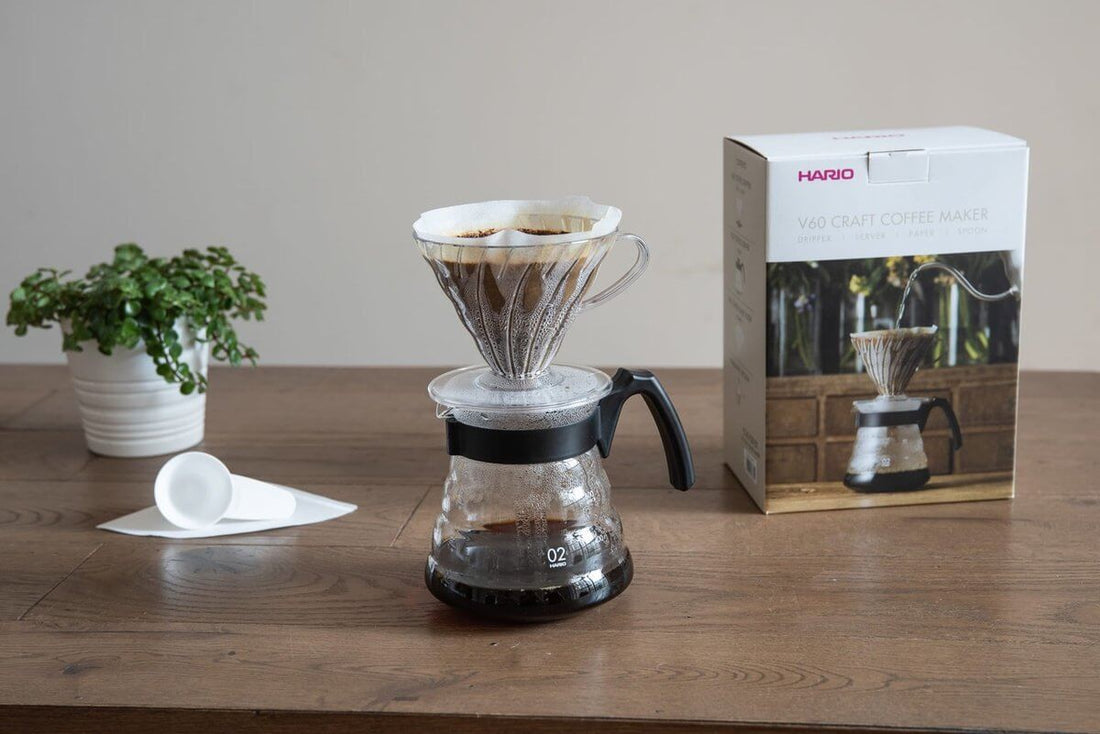 Hario V60-02 Pour Over Kit – Complete Brewing Set for Specialty Coffee