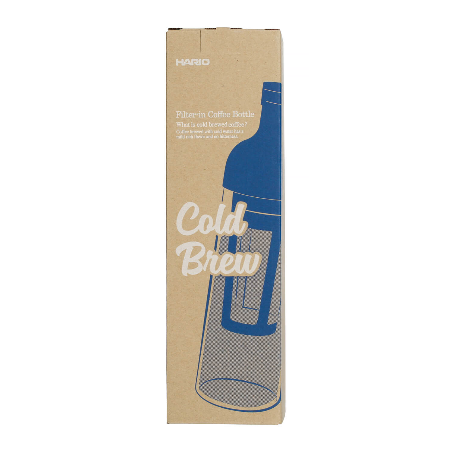 Hario Filter-In Coffee Bottle – 750 ml Cold Brew Flasche aus hitzebeständigem Glas mit integriertem Feinfilter