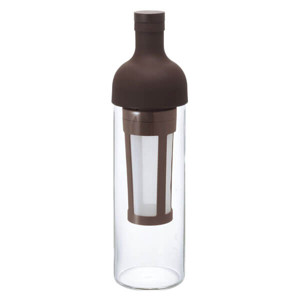 Hario Filter-In Coffee Bottle – 750 ml Cold Brew Flasche aus hitzebeständigem Glas mit integriertem Feinfilter