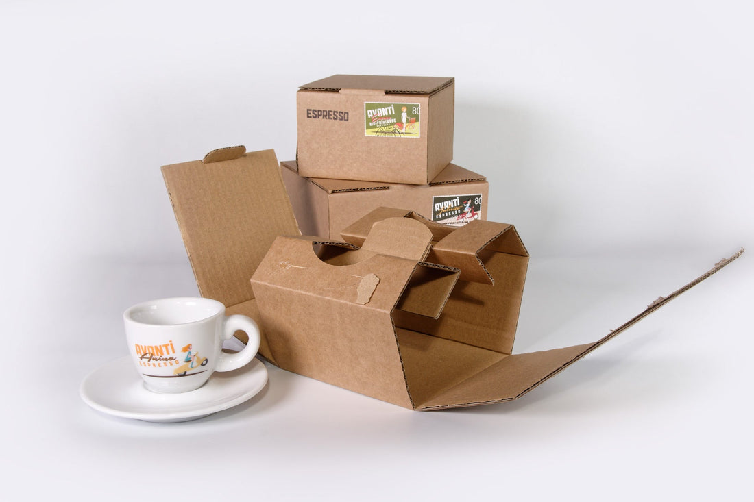 AVANTI "EMMA" Cappuccino Cups - Set of 2 incl. Saucers, 180 ml, thick-walled & robust