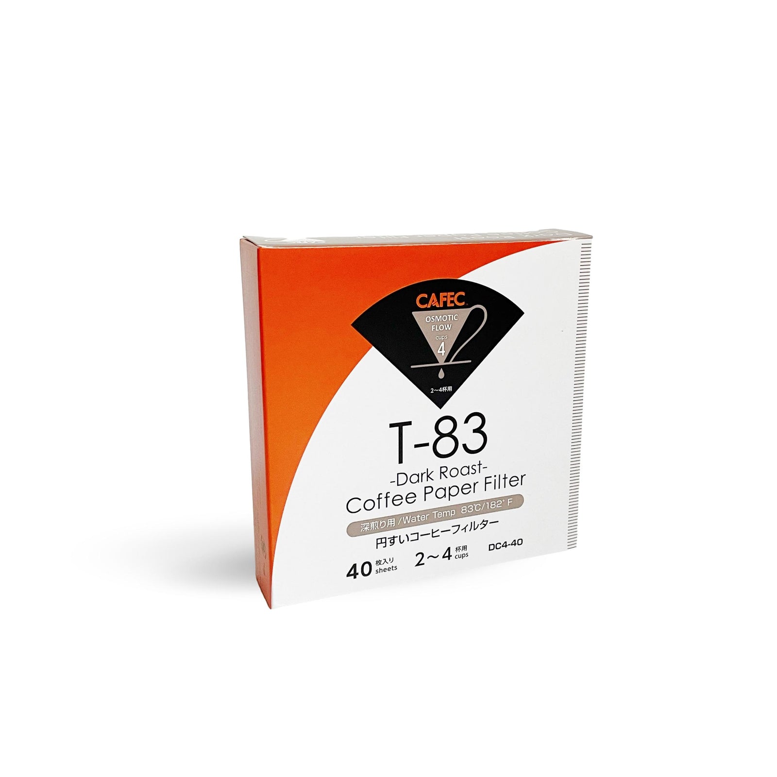 CAFEC Dark Roast Paper Filter (TH-2/T-83)