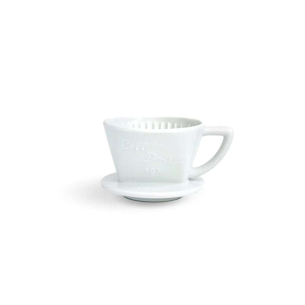 CAFEC Arita Ware Trapezoid Dripper 101/102 – Handgefertigter Japan Keramik-Filter, 2-Loch Design, für ABACA Trapezfilter (1–4 Tassen)
