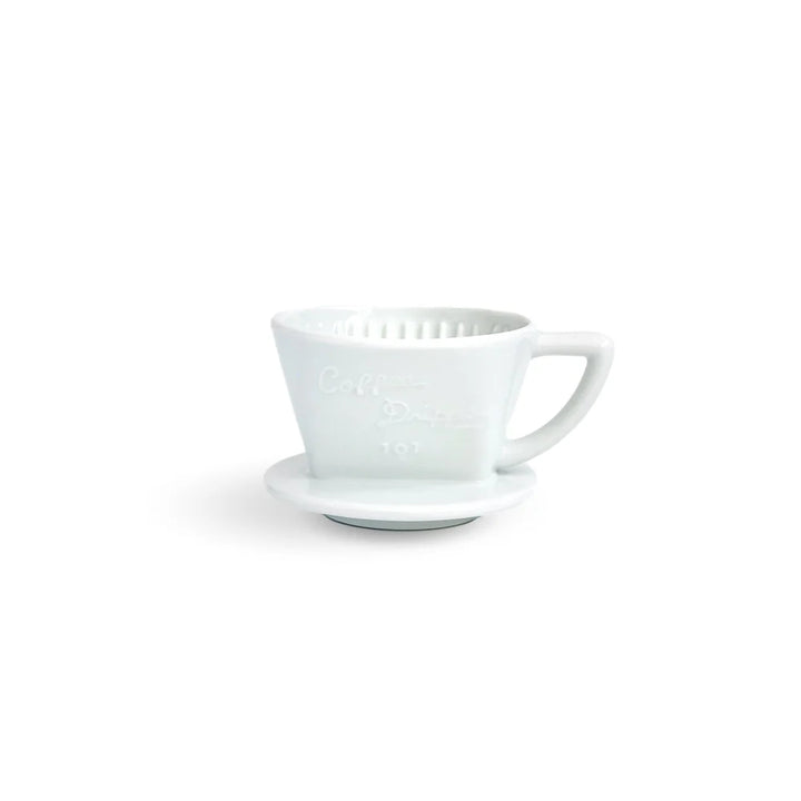 CAFEC Arita Ware Trapezoid Dripper 101/102 – Handgefertigter Japan Keramik-Filter, 2-Loch Design, für ABACA Trapezfilter (1–4 Tassen)