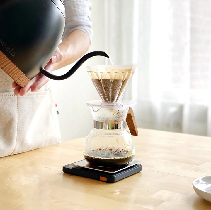 CAFEC Tritan Flower Dripper – Hochwertiger Kaffeefilter mit Petal Ribs Technologie, Klarer PET-Material, Verschiedene Farben & Größen
