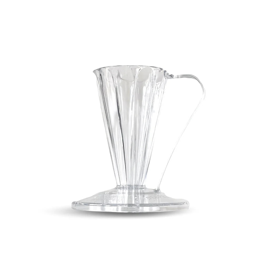 CAFEC Tritan Flower Dripper Deep 27 – Wissenschaftlich entwickelter Kaffeefilter mit 27° Winkel, BPA-frei, für Perfekte Einzeltassen-Zubereitung