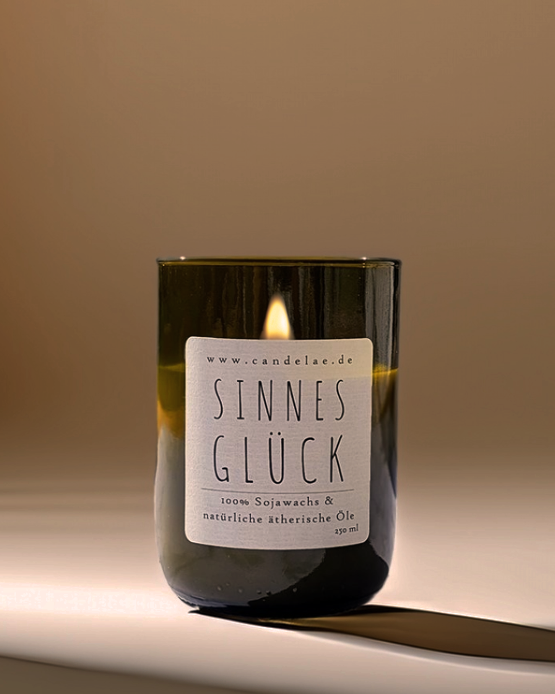 Sensory Bliss Scented Candle – Soy Wax & Essential Oils in a Wine Glass (250 ml)