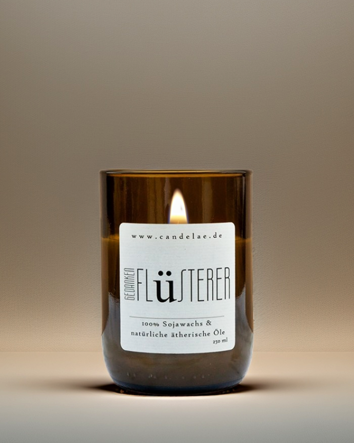 Thought Whisperer - Soy Wax Scented Candle with Refreshing Essential Oils for Clarity and Focus