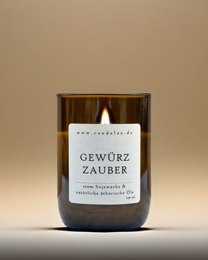 Spice Magic Scented Candle – Soy Wax with Spicy Essential Oils | Candelae