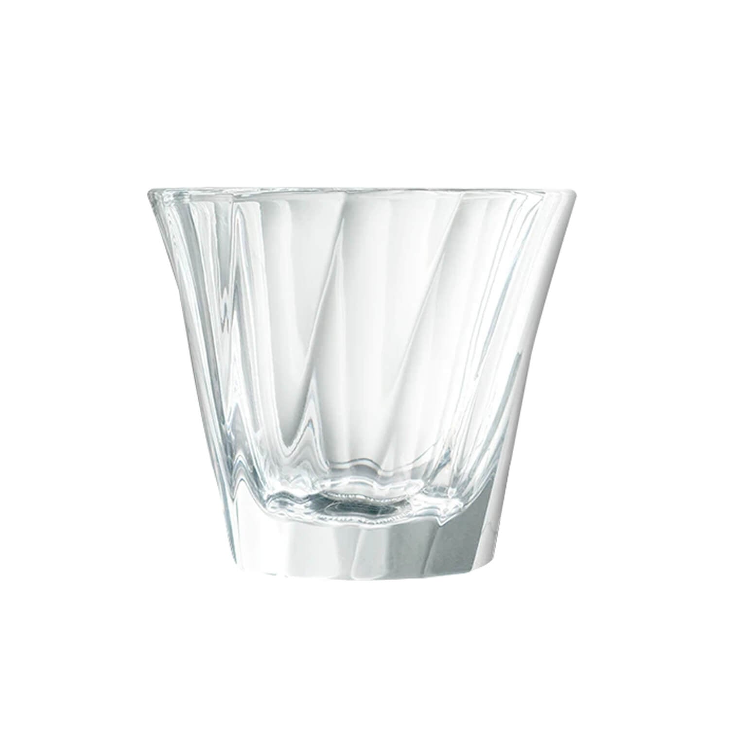 Loveramics Twisted Cortado Glass – 120ml, Elegant Heat Retention, Ideal for Cortado, Piccolo & Latte Art