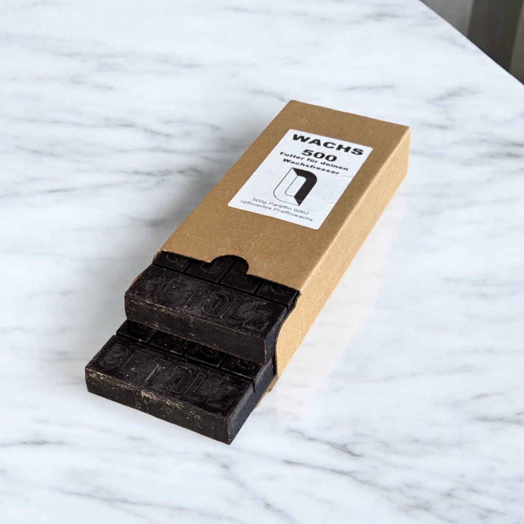Nachfüllwachs „Schokoladentafel“ 500 g – Paraffinwachs 6062 zum Nachfüllen für Dauerfeuer CLARUS