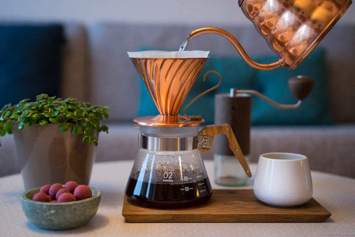 Hario V60 Buono Drip Kettle – Edelstahl Schwanenhalskessel für präzises Pour-Over, Barista-Qualität