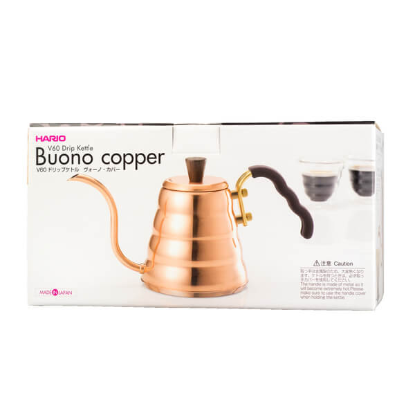 Hario V60 Buono Drip Kettle – Edelstahl Schwanenhalskessel für präzises Pour-Over, Barista-Qualität
