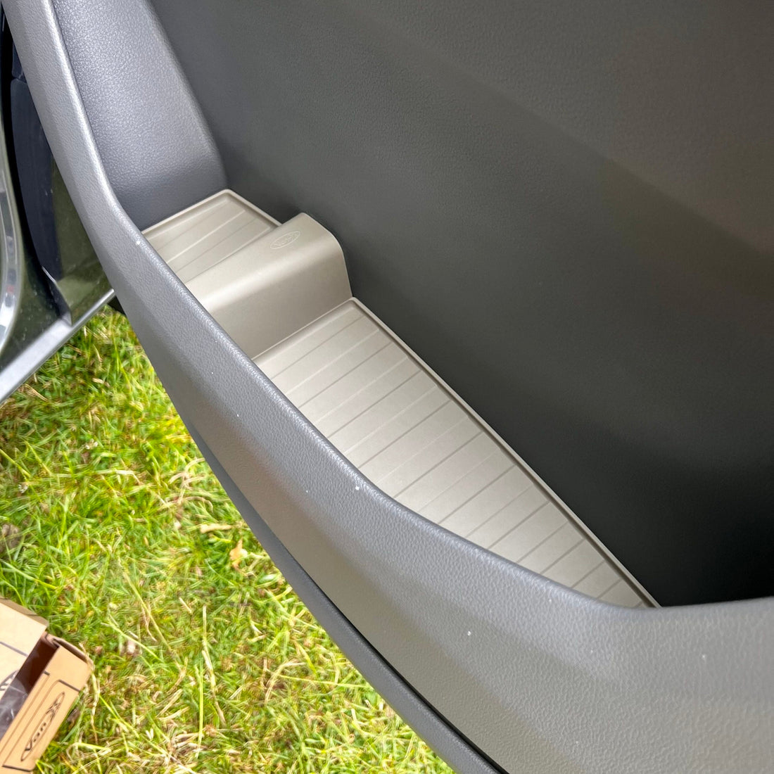 For VW Crafter New Shape Rubber Door Liner Pocket Inserts Gray