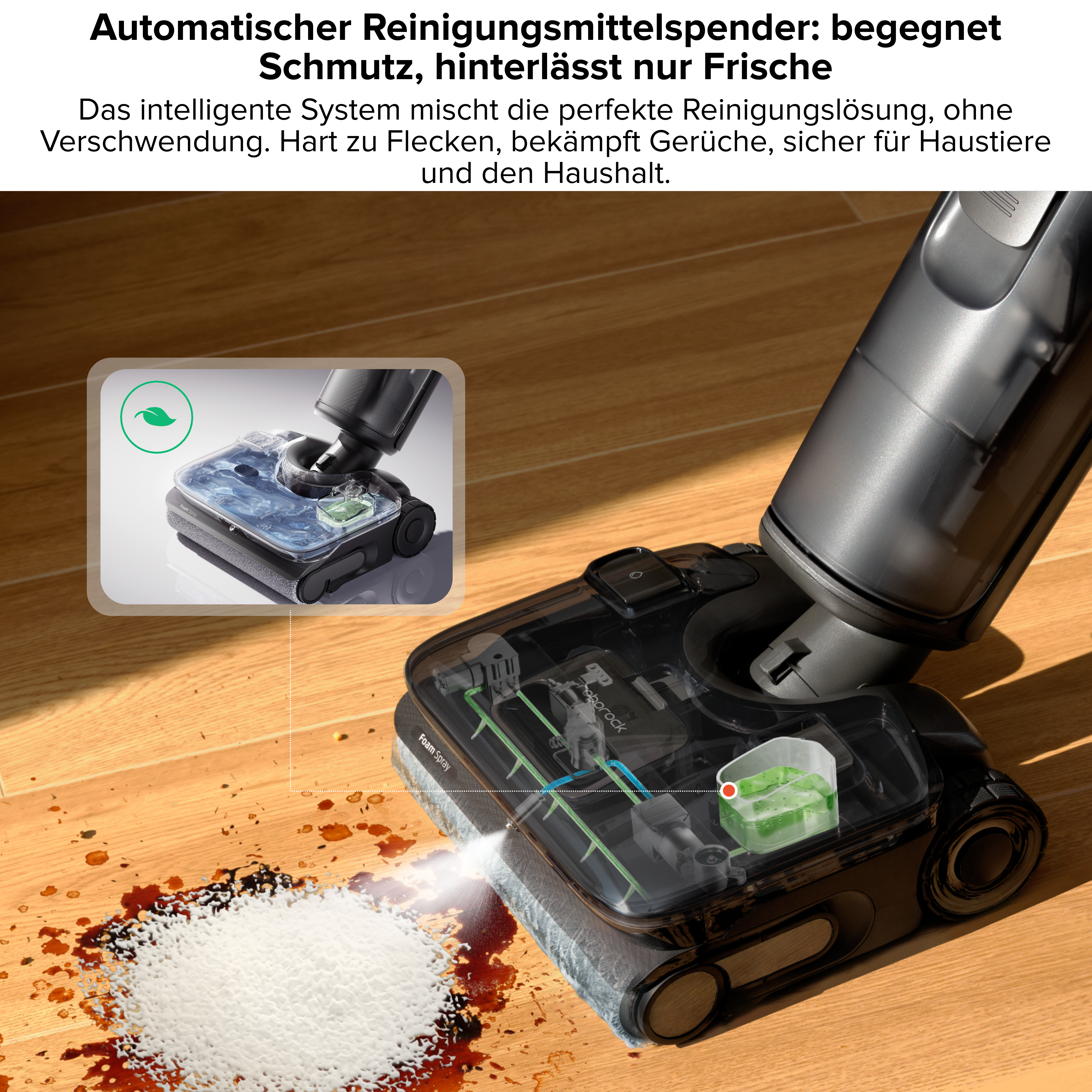 Roborock F25 ACE Pro Nass-Trocken-Staubsauger mit JetFoaming™-Reinigung