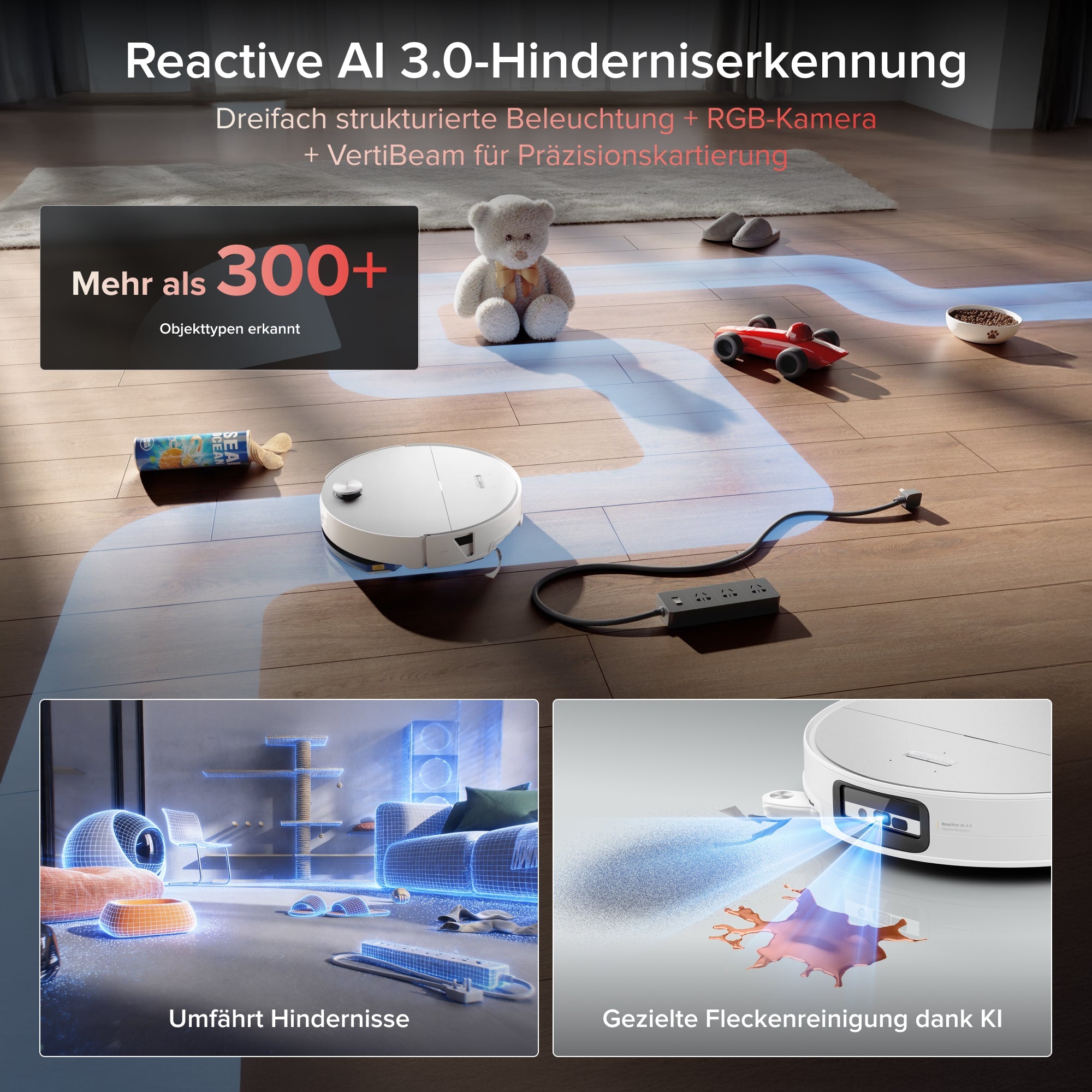 Roborock Saros 20 Sonic Saugroboter mit brandneuem RockDock