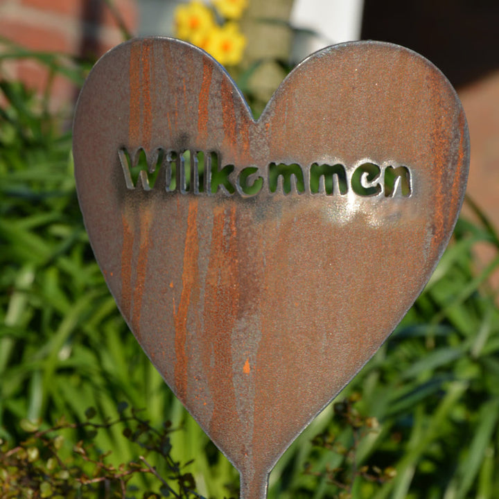 Garden Stake Large Heart