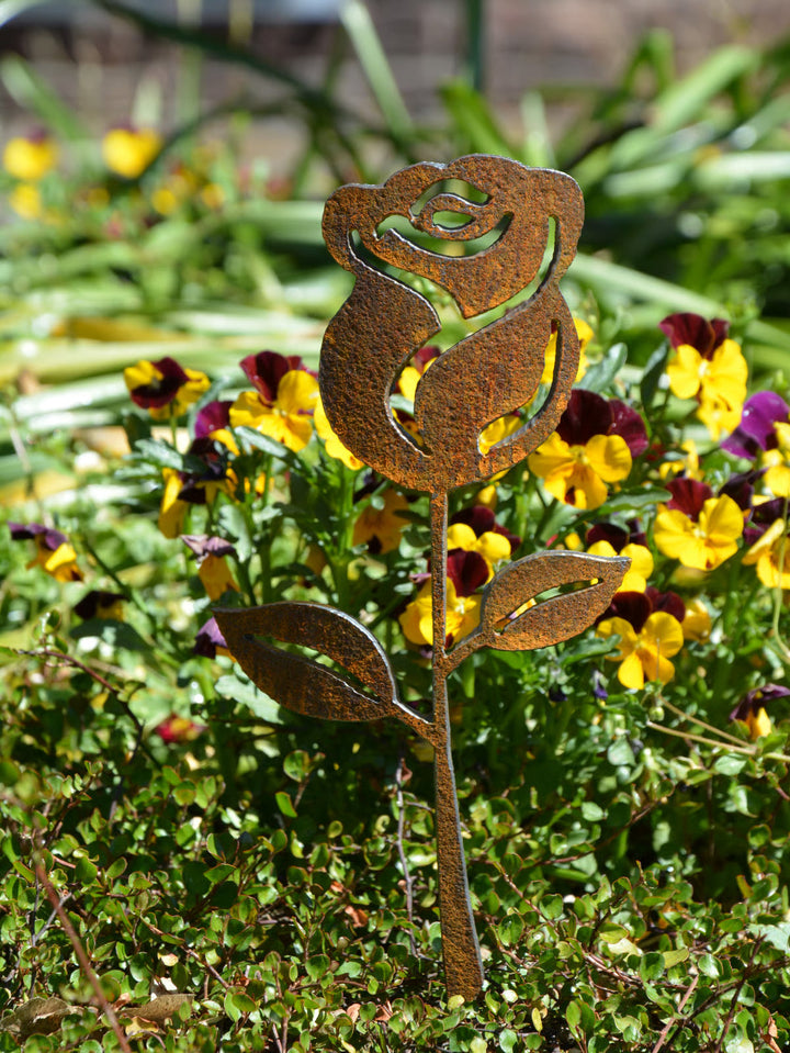Gartenstecker Rose 1