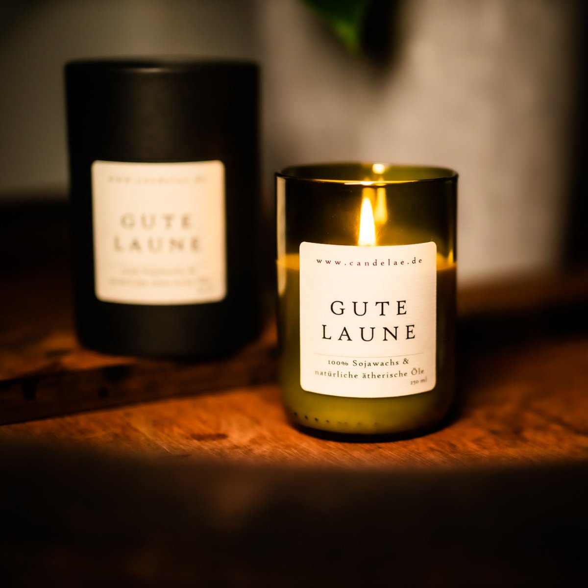 Good Vibes – Soy Wax Scented Candle with Fresh Citrus Notes for Positive Energy