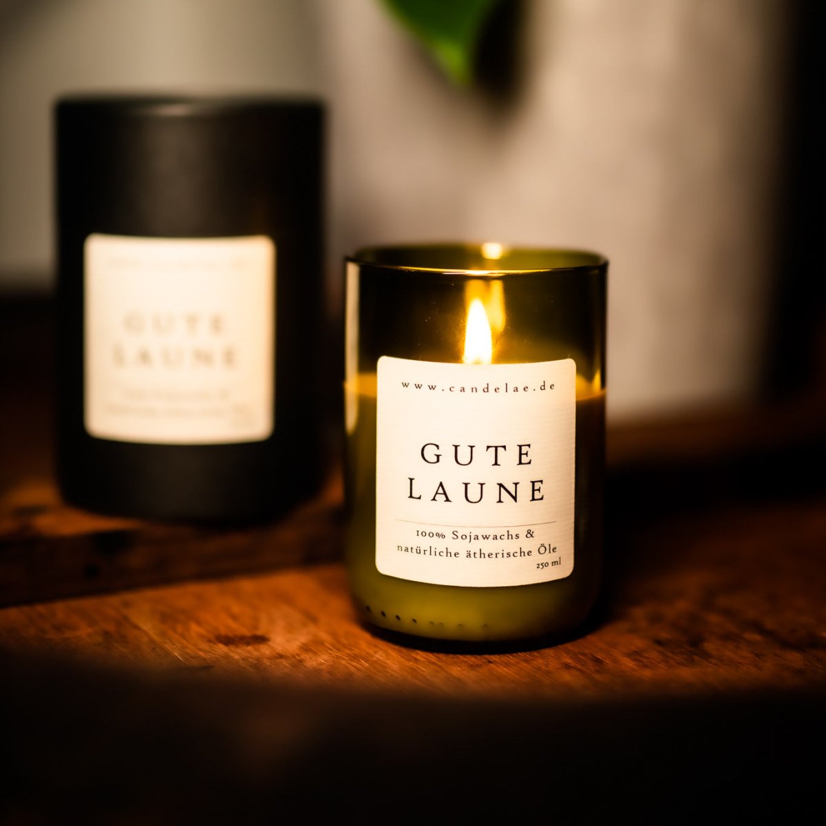 Good Vibes – Soy Wax Scented Candle with Fresh Citrus Notes for Positive Energy