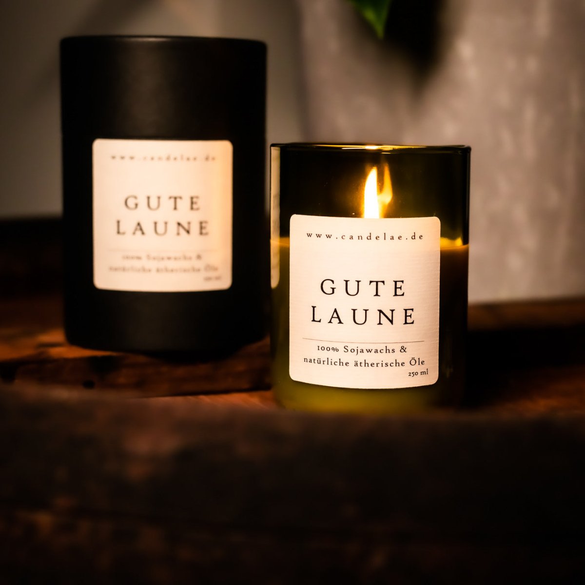Good Vibes – Soy Wax Scented Candle with Fresh Citrus Notes for Positive Energy