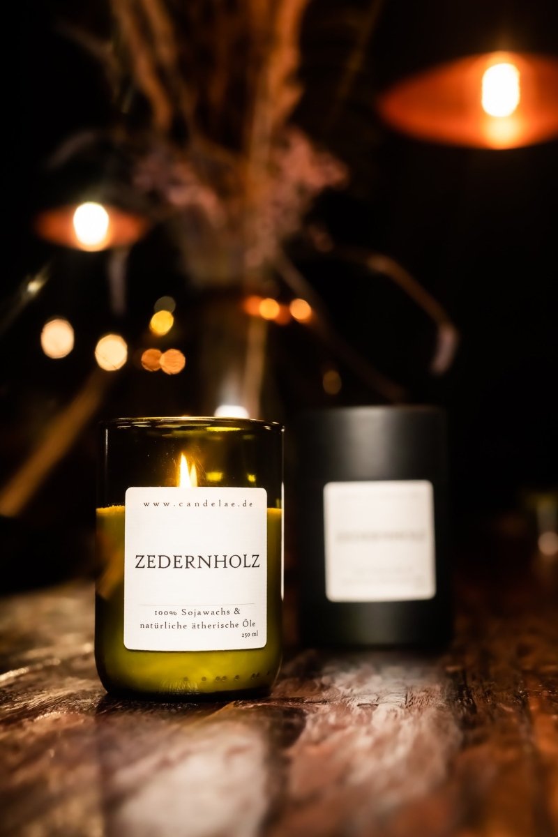 Cedarwood – Soy Wax Scented Candle with a Calming, Woody Aroma for Relaxing Moments