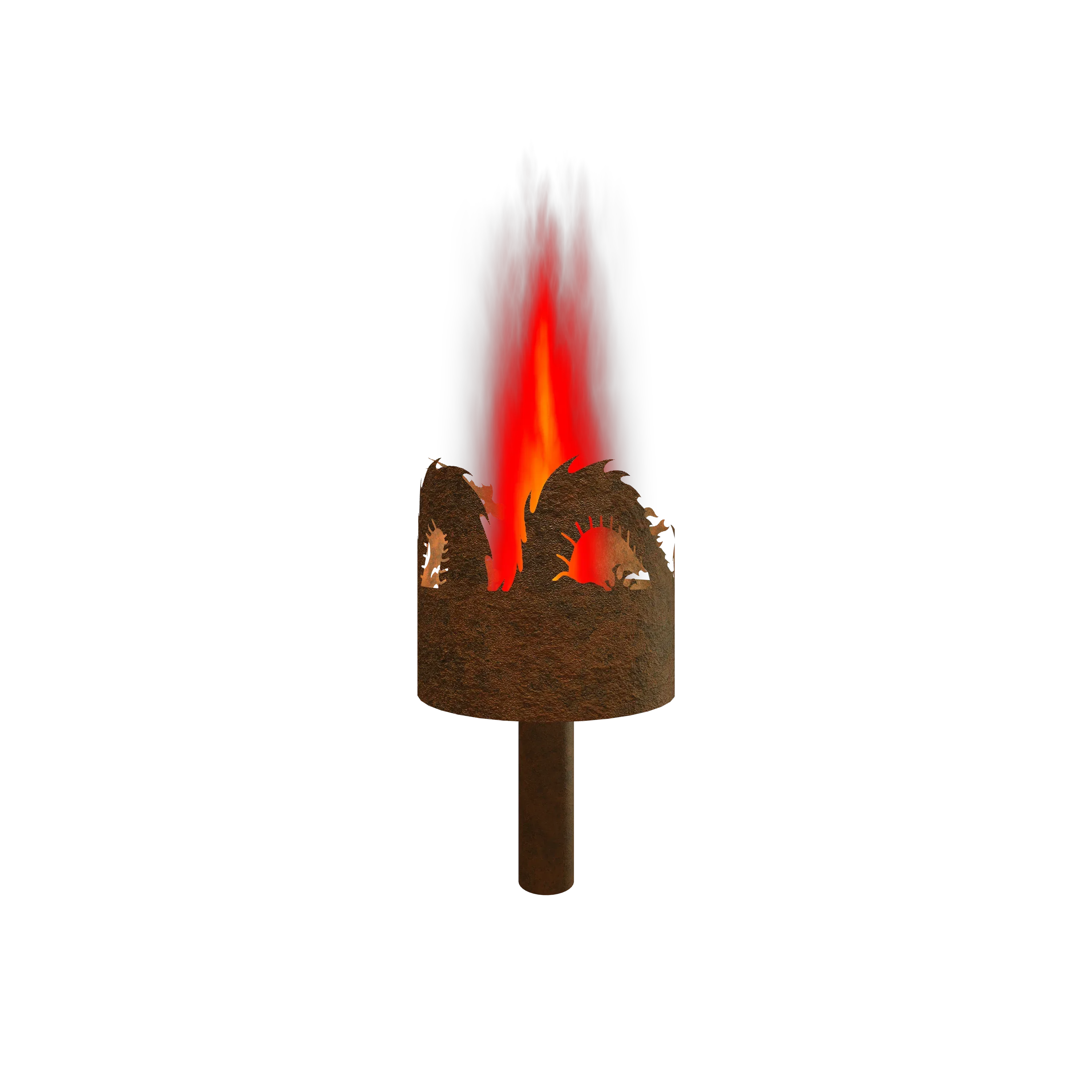 Gartenfackel Feuerdrache