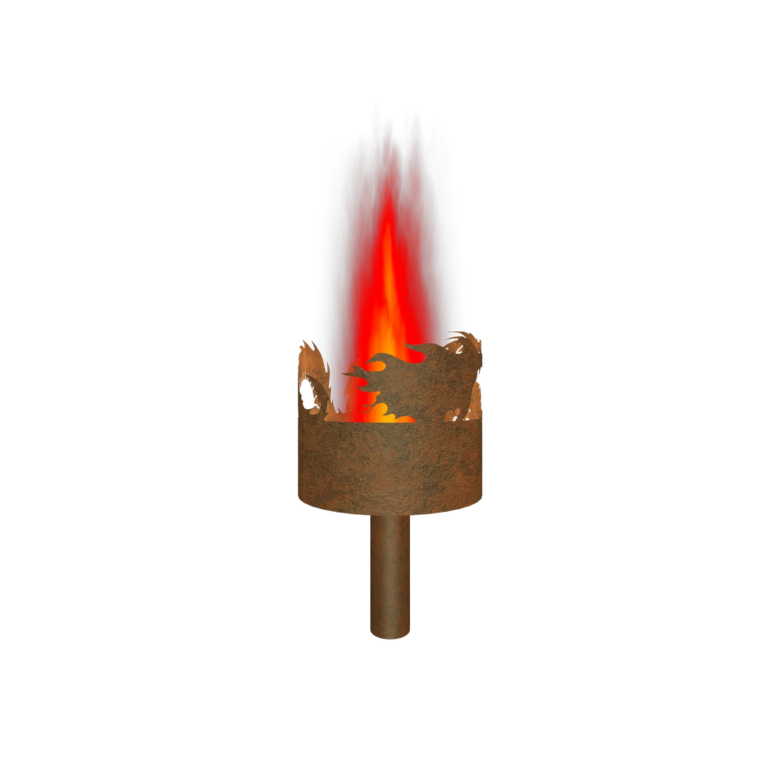 Gartenfackel Feuerdrache
