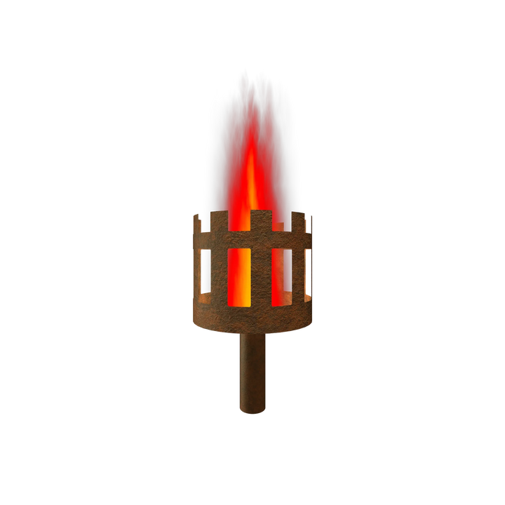 Medieval Garden Torch 1