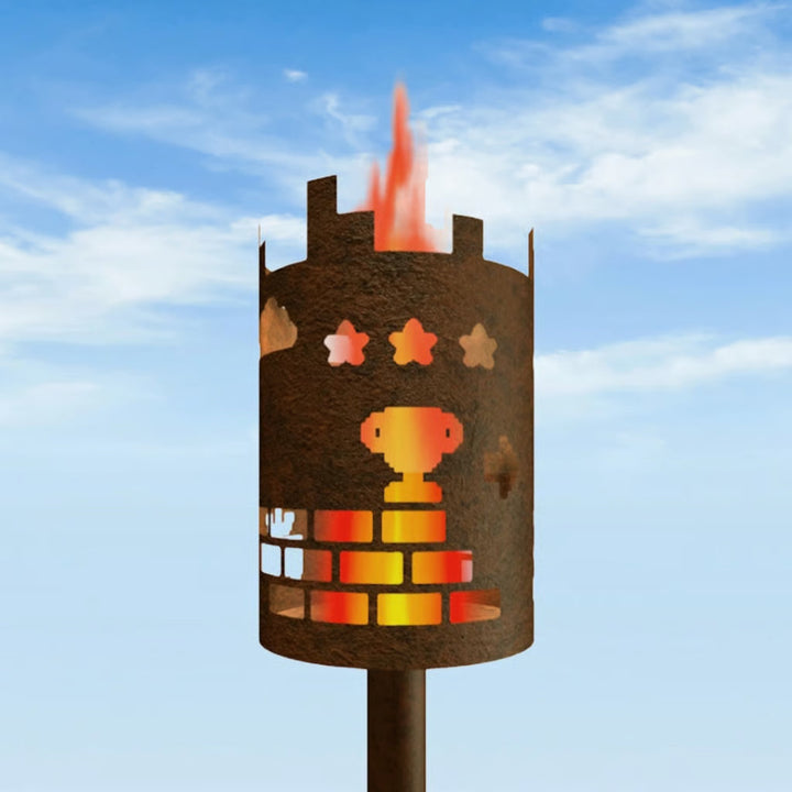 Garden Torch Retro Game