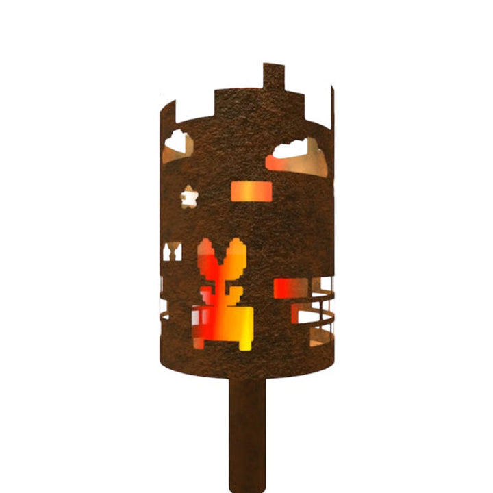 Garden Torch Retro Game