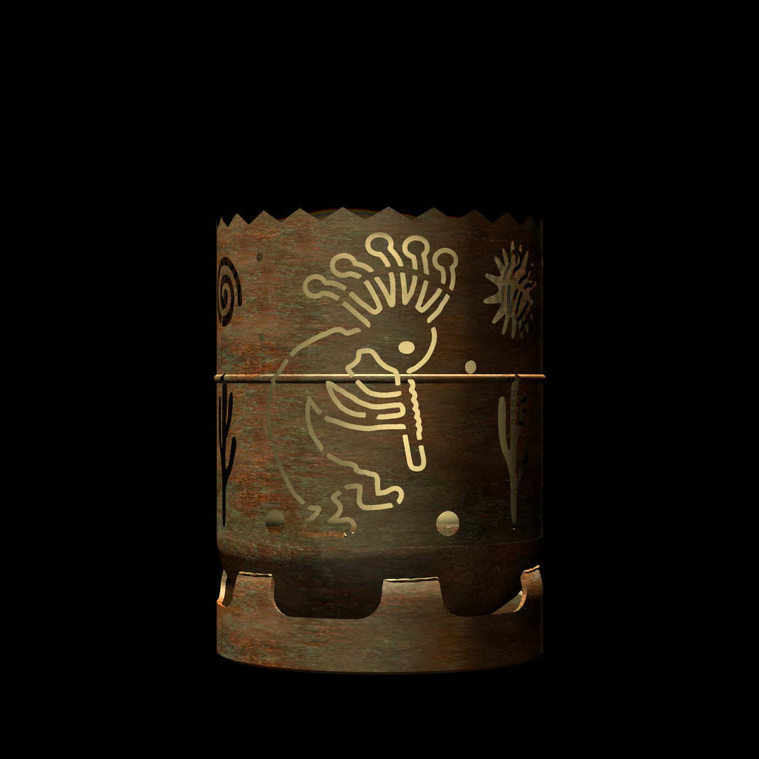 Feuertonne Kokopelli