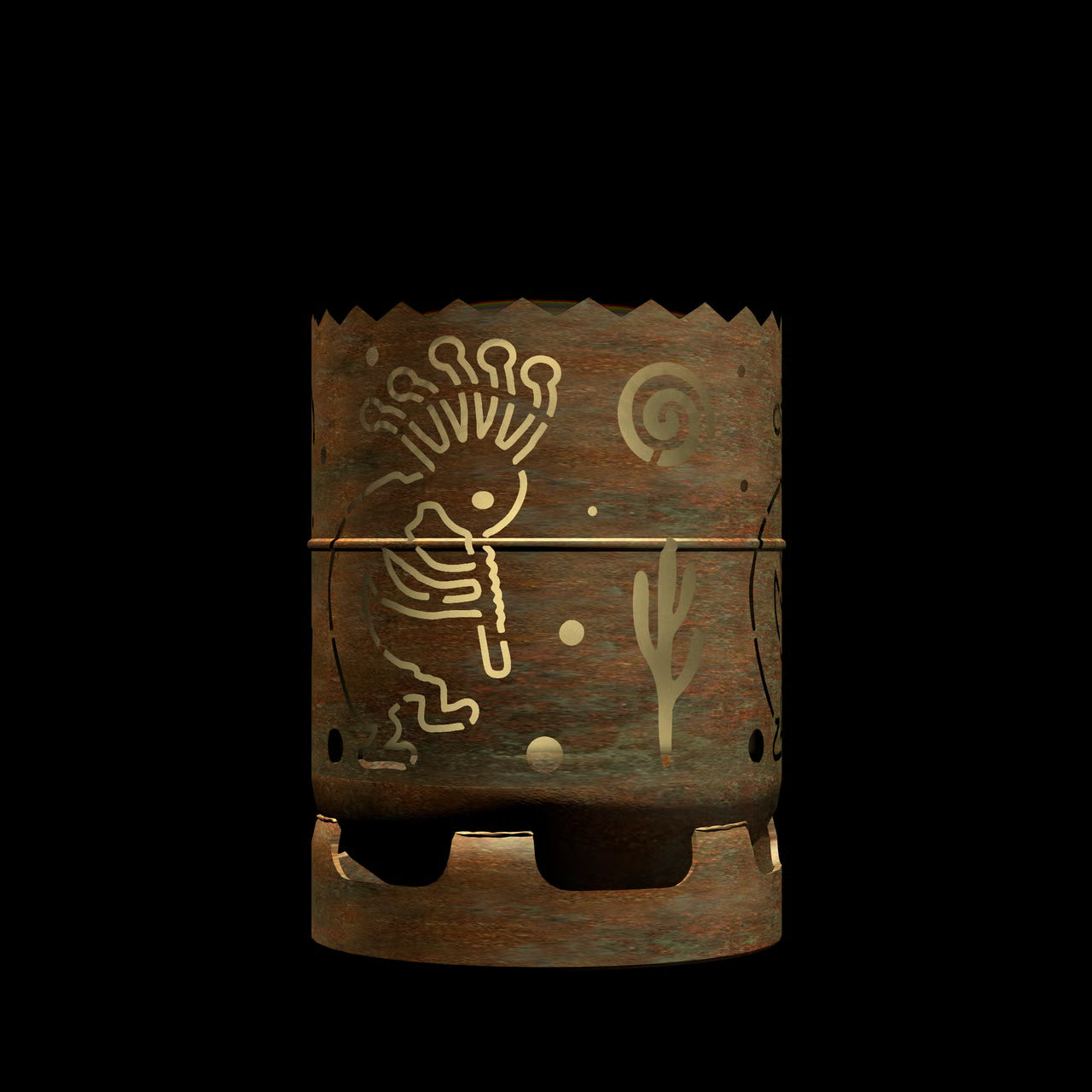 Feuertonne Kokopelli