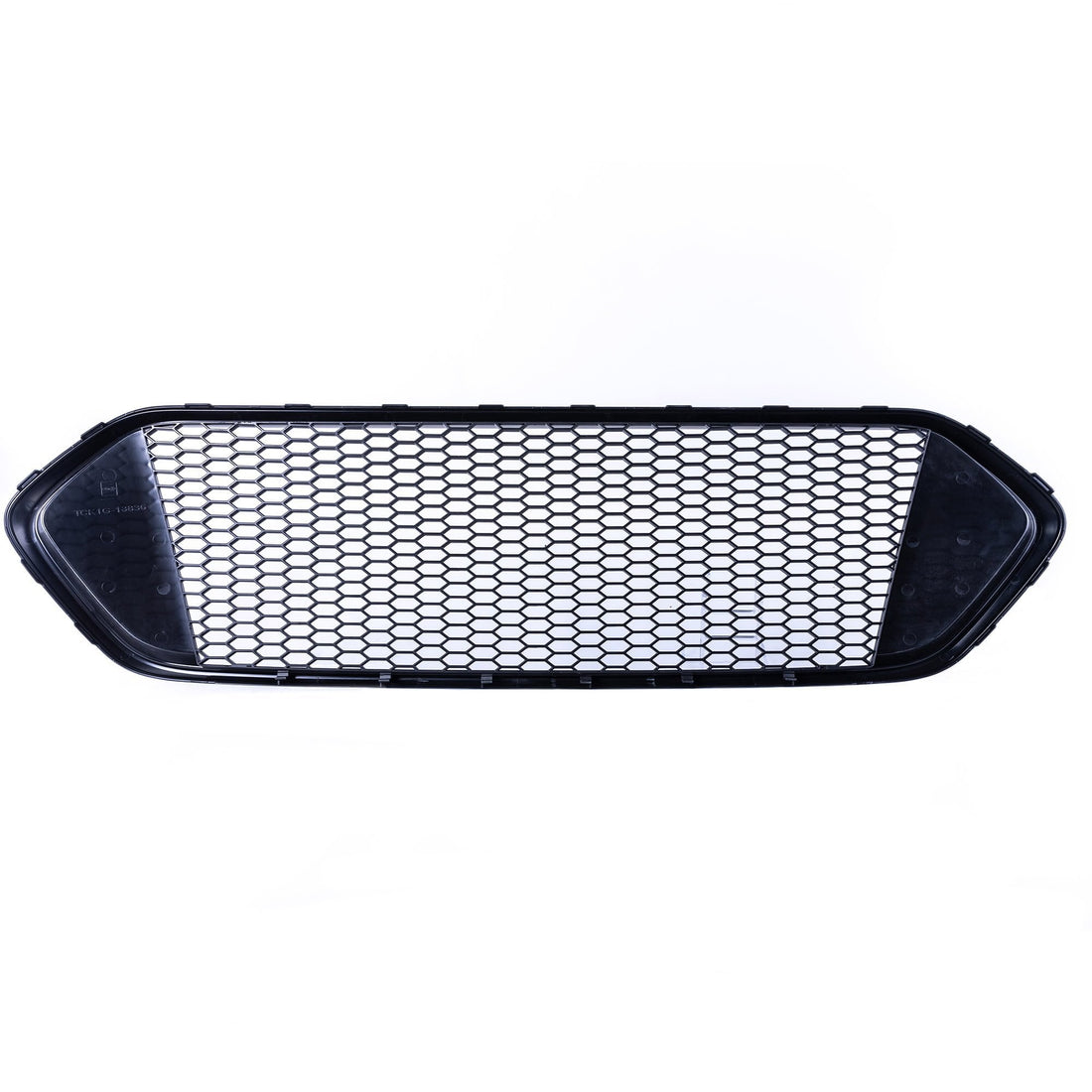 For Ford Transit Custom Honeycomb Grille Set - Gloss Black Top &amp; Matte Black Lower - Ready to Fit