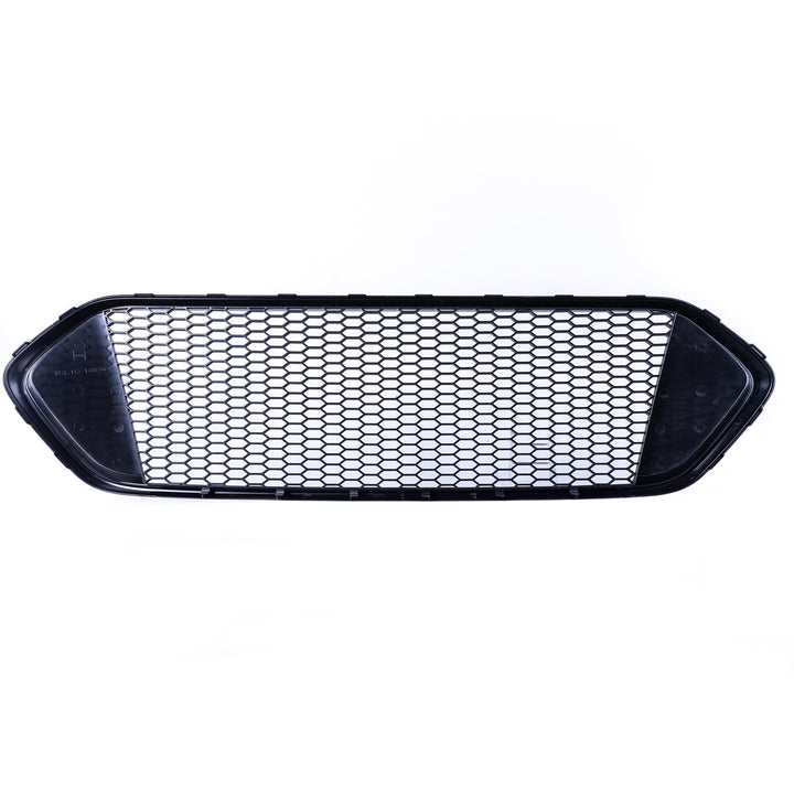 For Ford Transit Custom Honeycomb Grille Set - Gloss Black Top &amp; Matte Black Lower - Ready to Fit