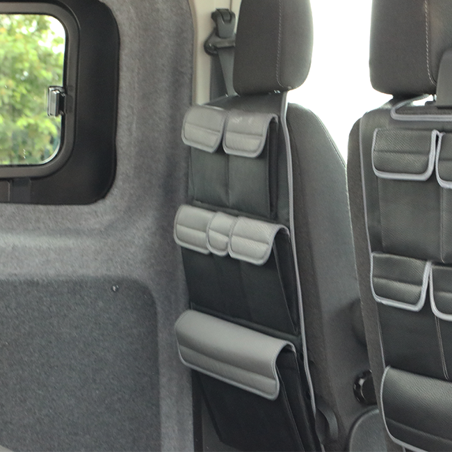 For Ford Transit Custom Single/Captain's Seat Organizer | Van-X