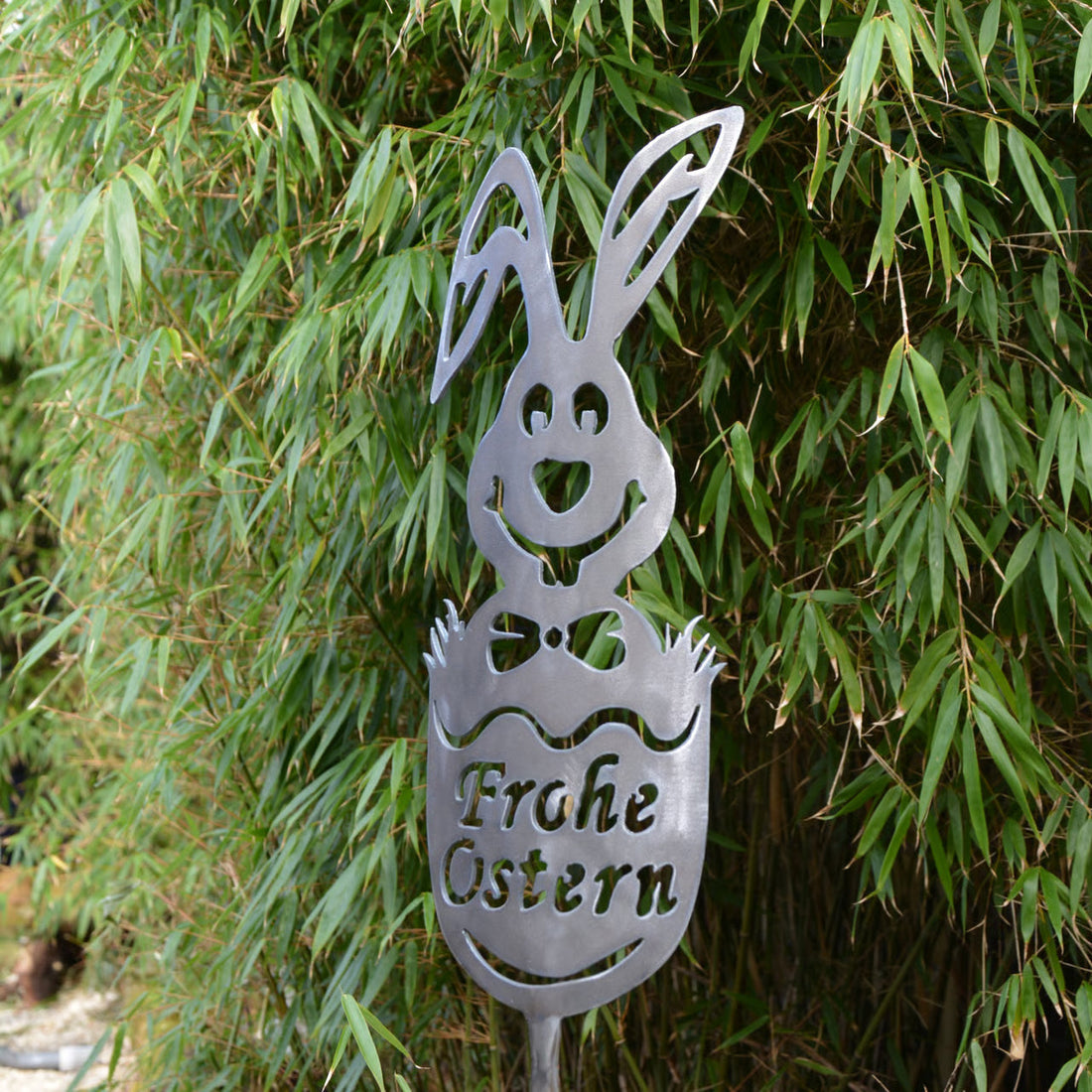 Garden Plug-in Rabbit Happy Easter XXL