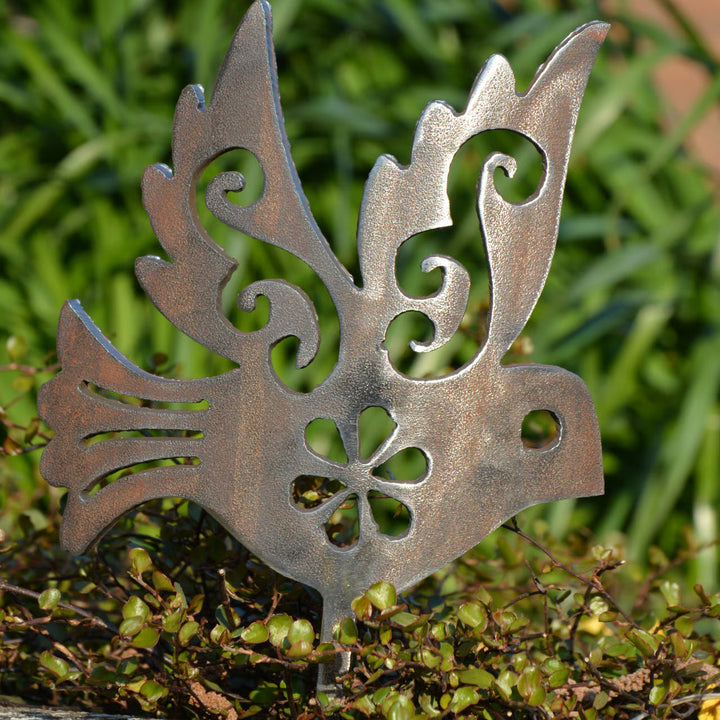 Large bird garden stake