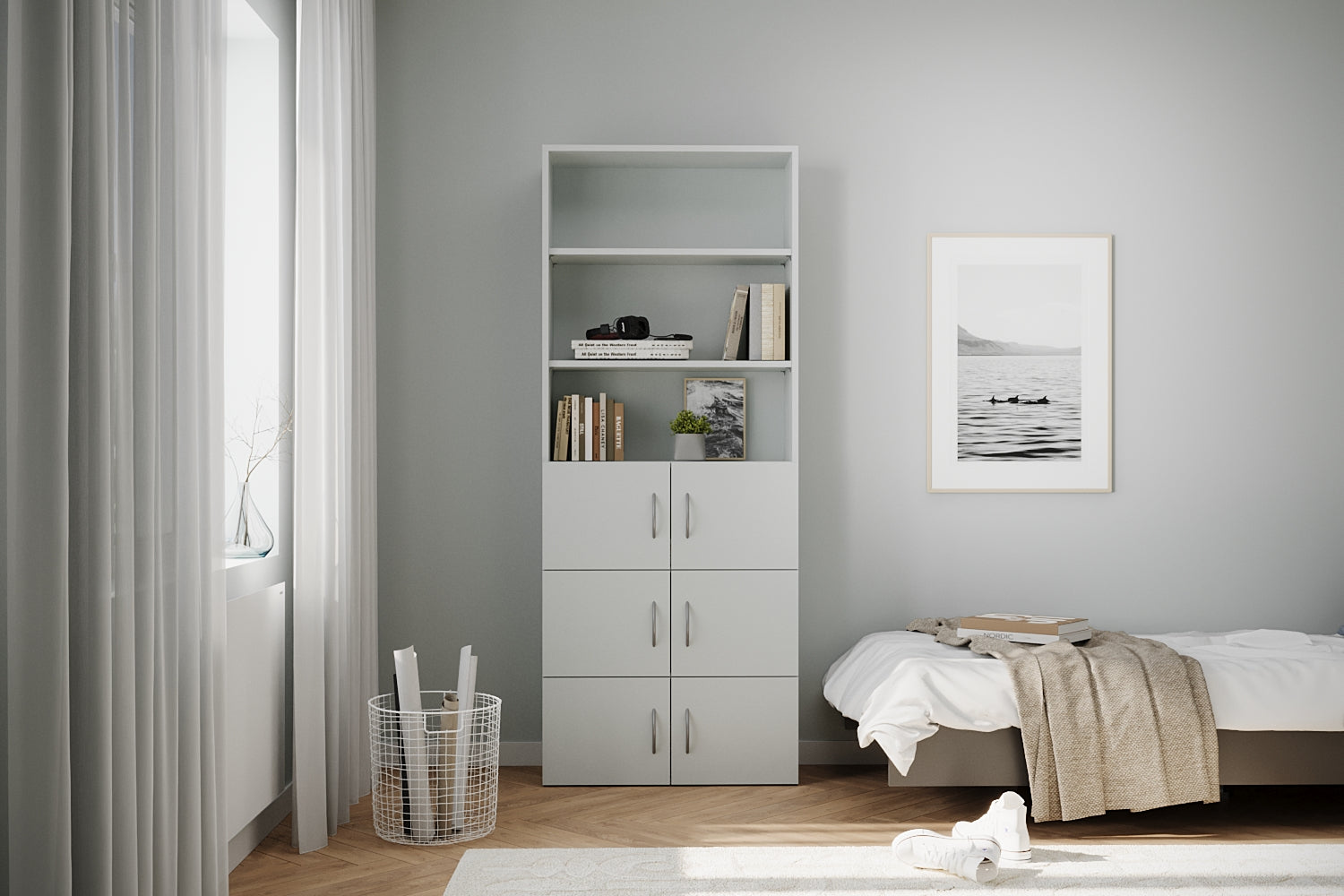 GEBA FlexiShelf with doors - 80cm