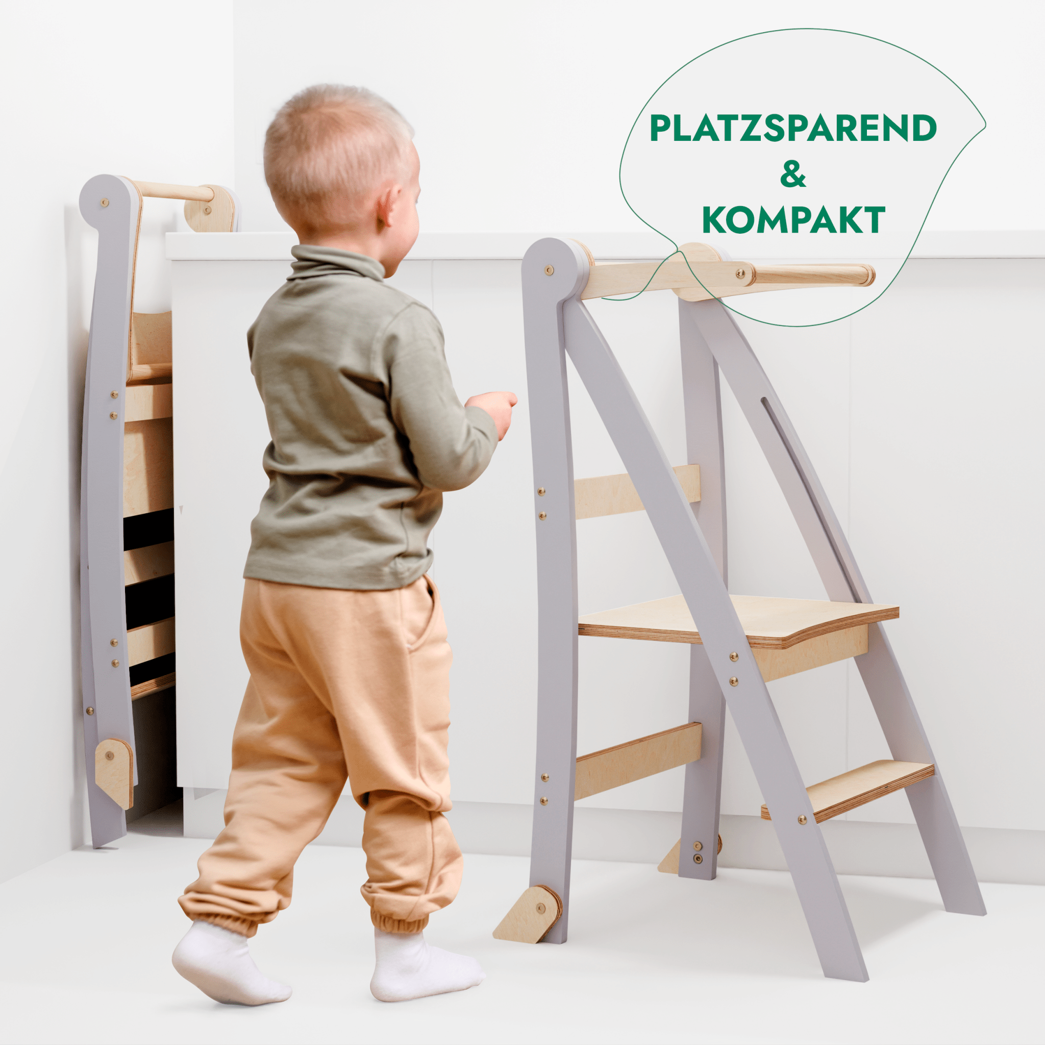 Wooden Learning Tower Montessori: Stool for Children