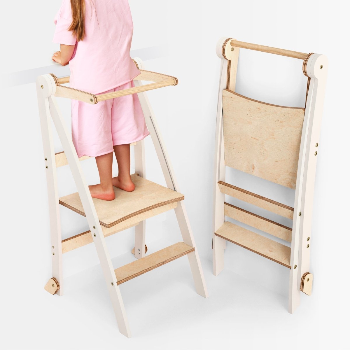 Wooden Learning Tower Montessori: Stool for Children