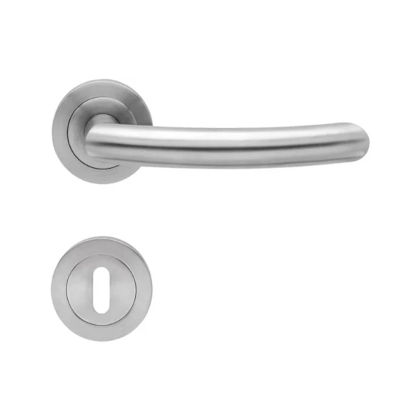 Karcher Design Door Handle Set Sylt ER26 BB 39-43 mm Matte Stainless Steel
