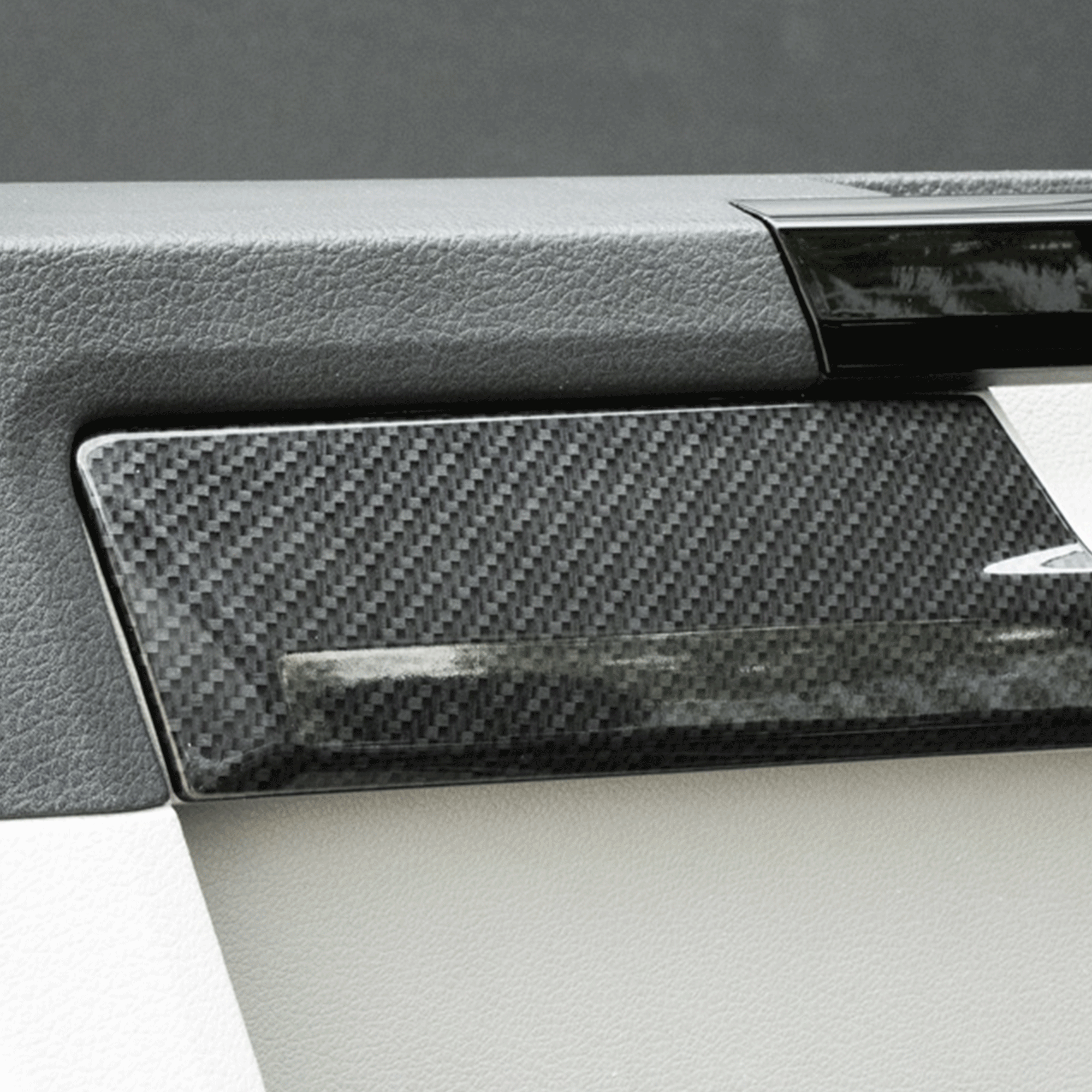 For VW Transporter T6 LHD Lower Dash Styling Trims Carbon Effect