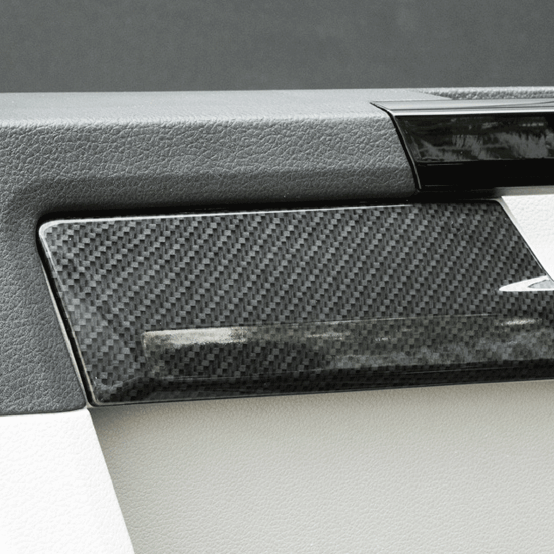 For VW Transporter T6 LHD Lower Dash Styling Trims Carbon Effect