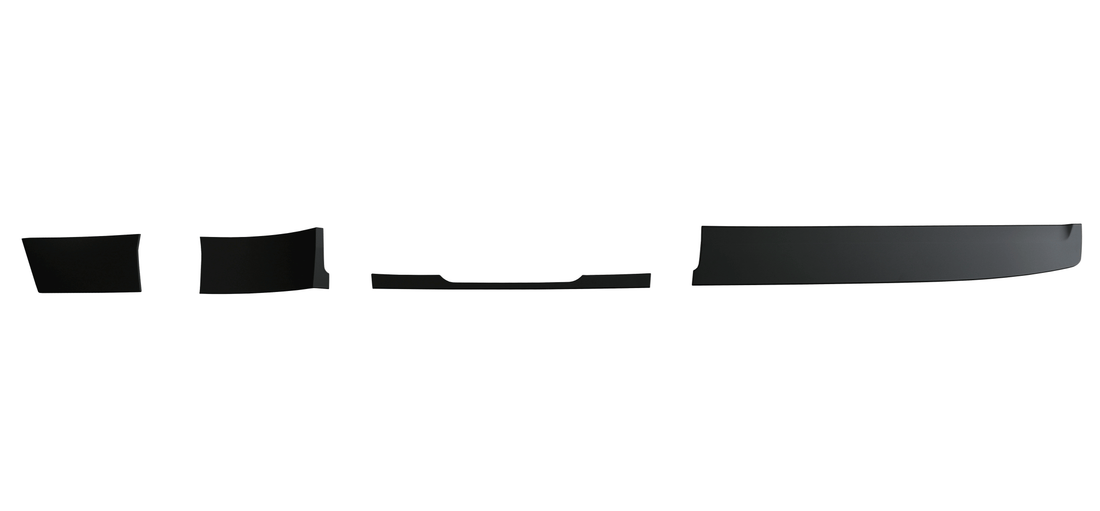 For VW T6 Lower Dash Styling Trims Comfort Dash LHD Matte Black