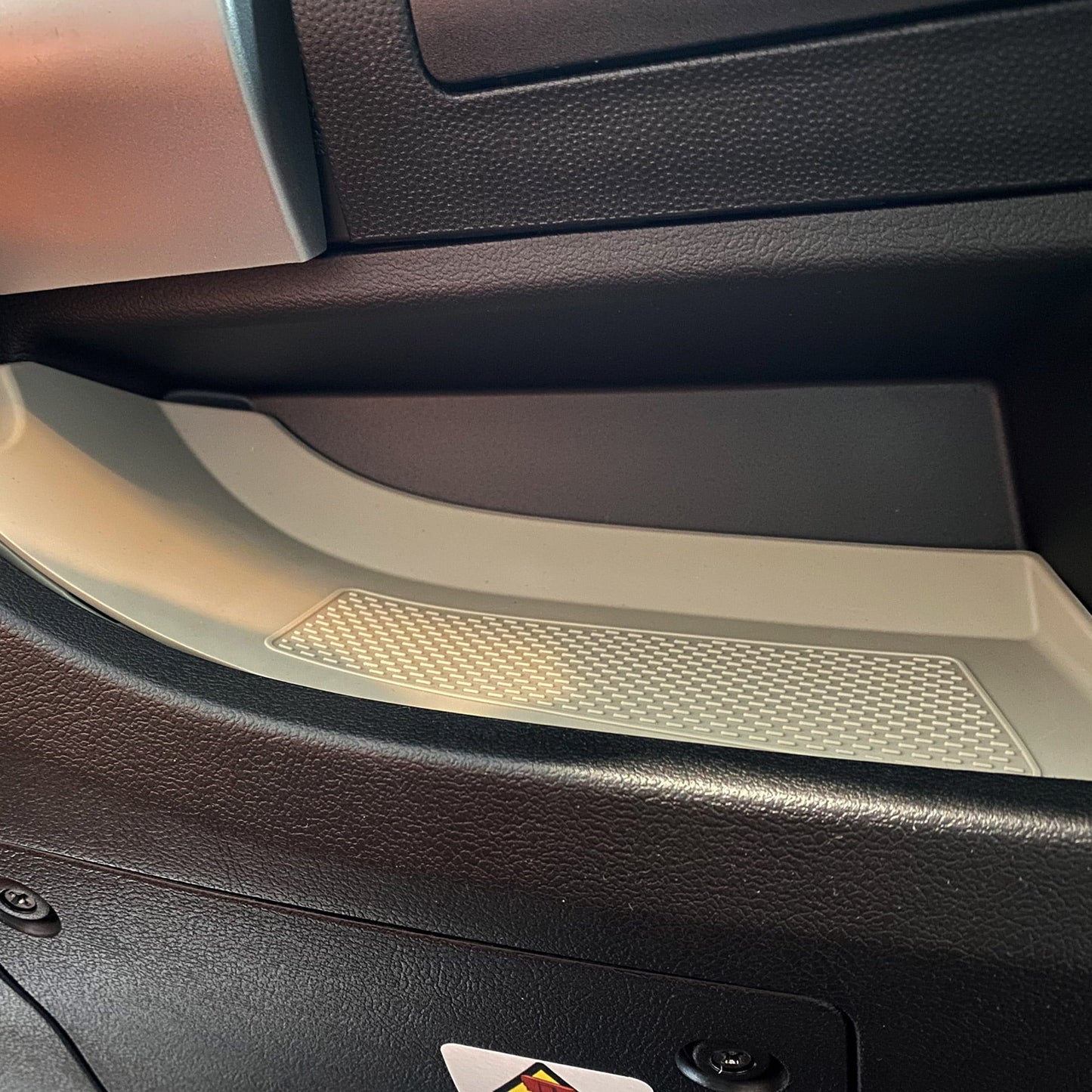 For Opel Movano Lower Dashboard Rubber Inserts/Mats Light Gray LHD 