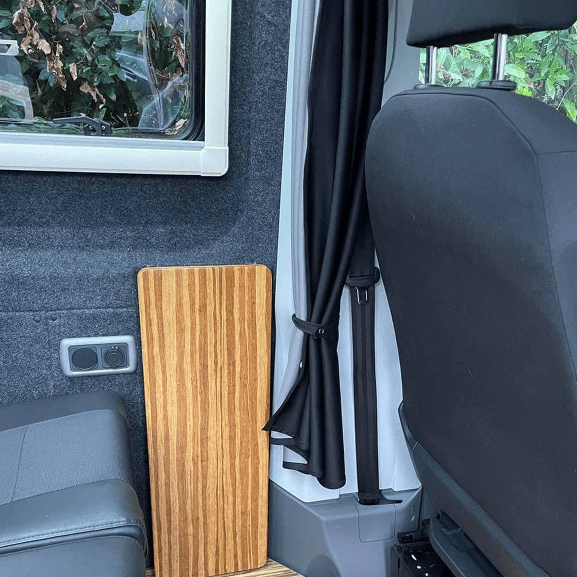 For MAN TGE / New Crafter Cab Divider Curtain Kit Campervan Conversion
