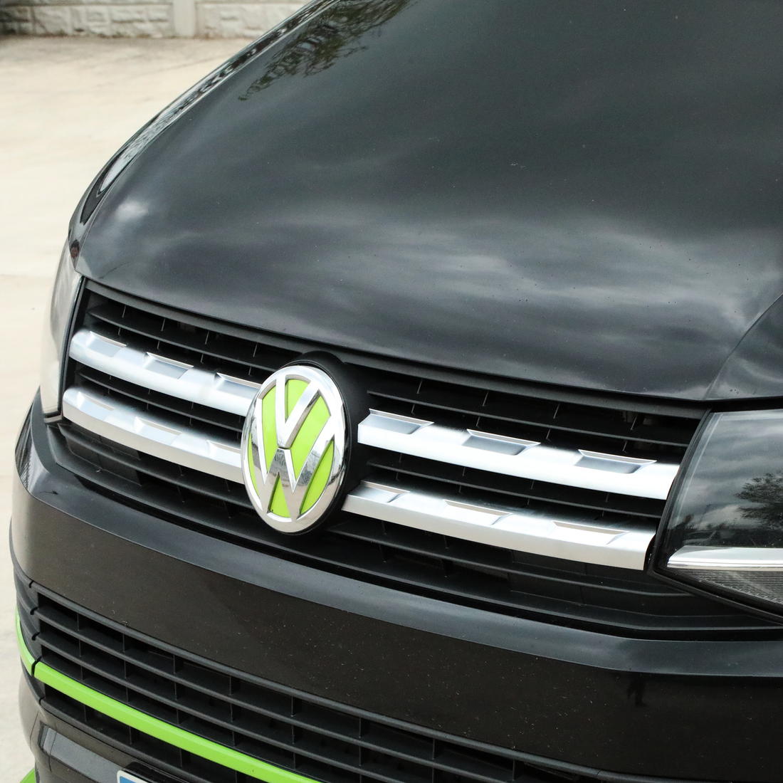For VW Transporter T6 Front Grille Trims (4Pcs) - Matte Chrome