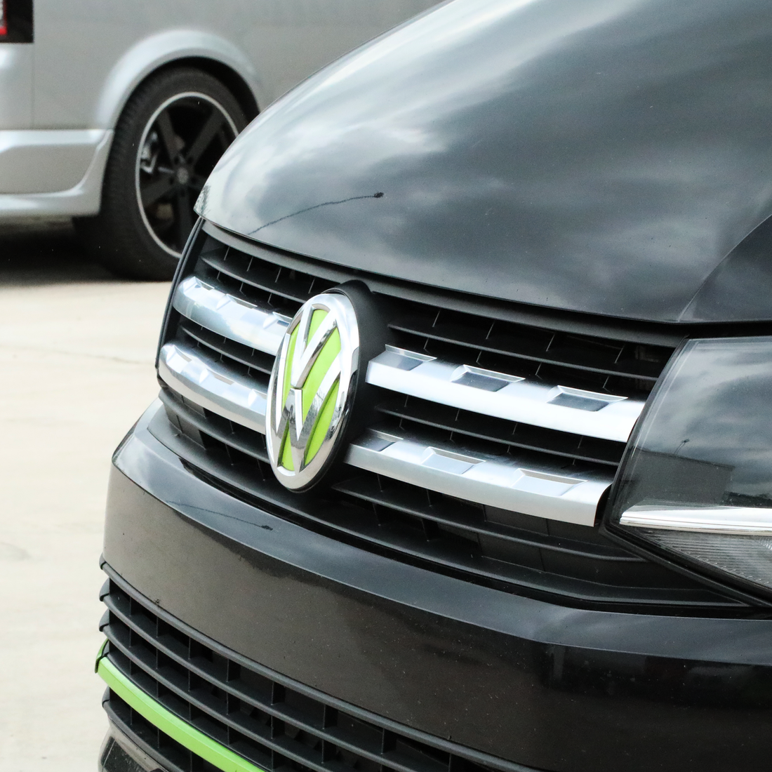 For VW Transporter T6 Front Grille Trims (4Pcs) - Matte Chrome