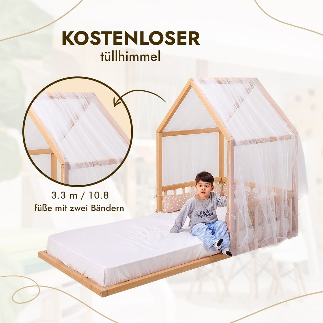 Montessori Toddler Bed from 2 Years Old